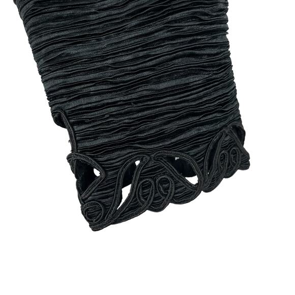 Vintage Mary Mcfadden 1980's Cut Out Button Front Blazer Evening Jacket - Picture 9 of 12